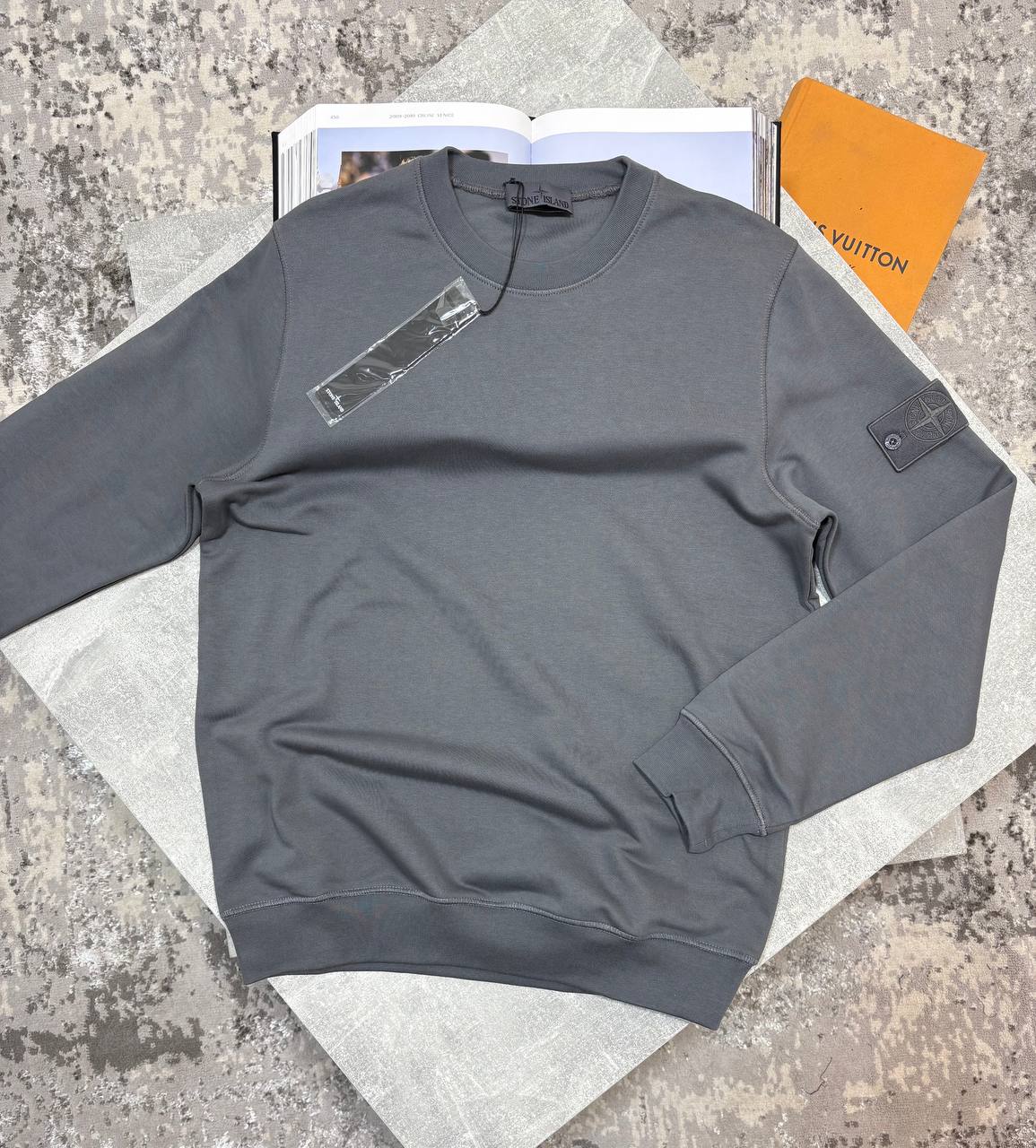 Stone Jumper Charcoal - Ghost Badge