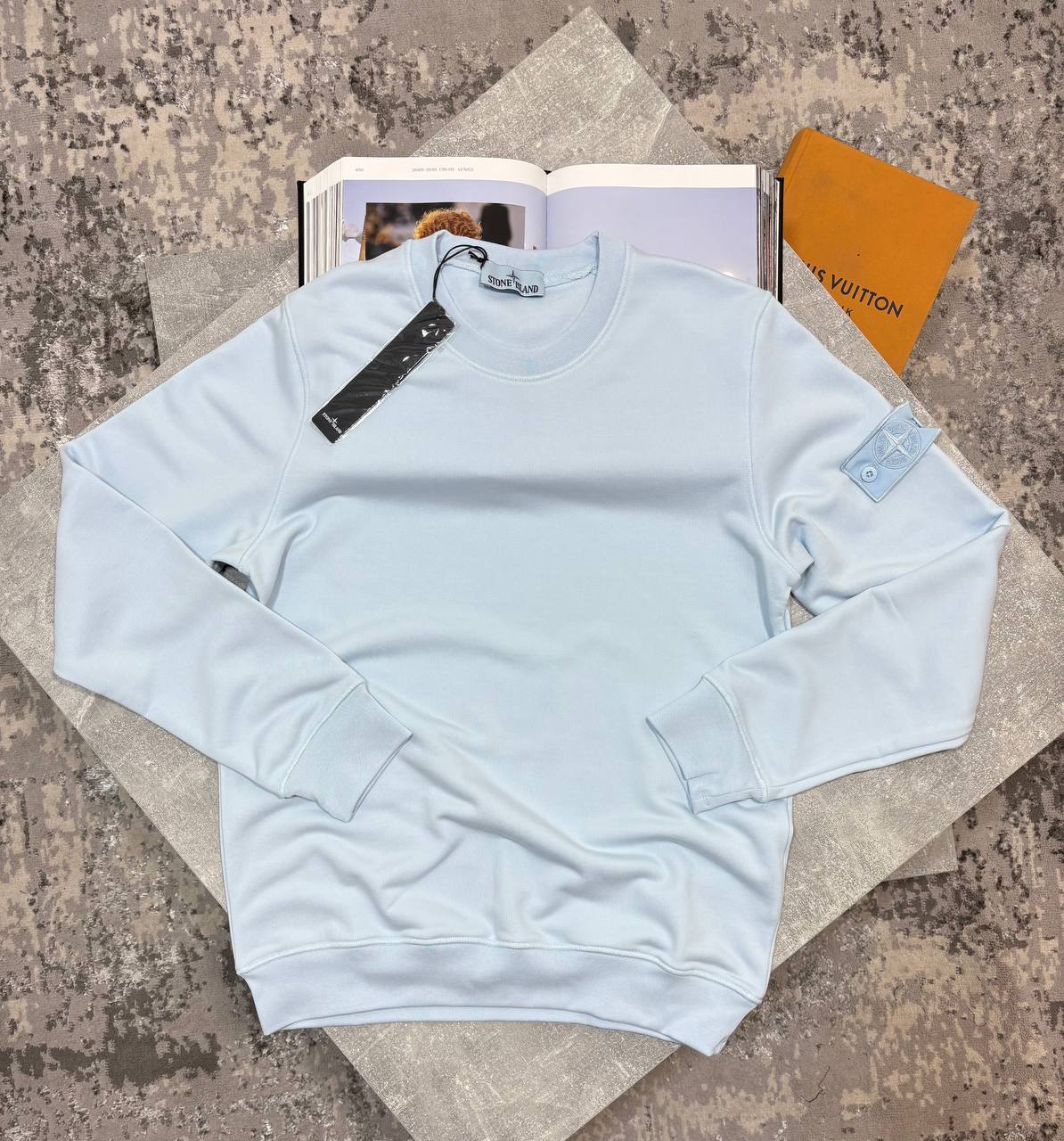 Stone Jumper Light Blue - Ghost Badge