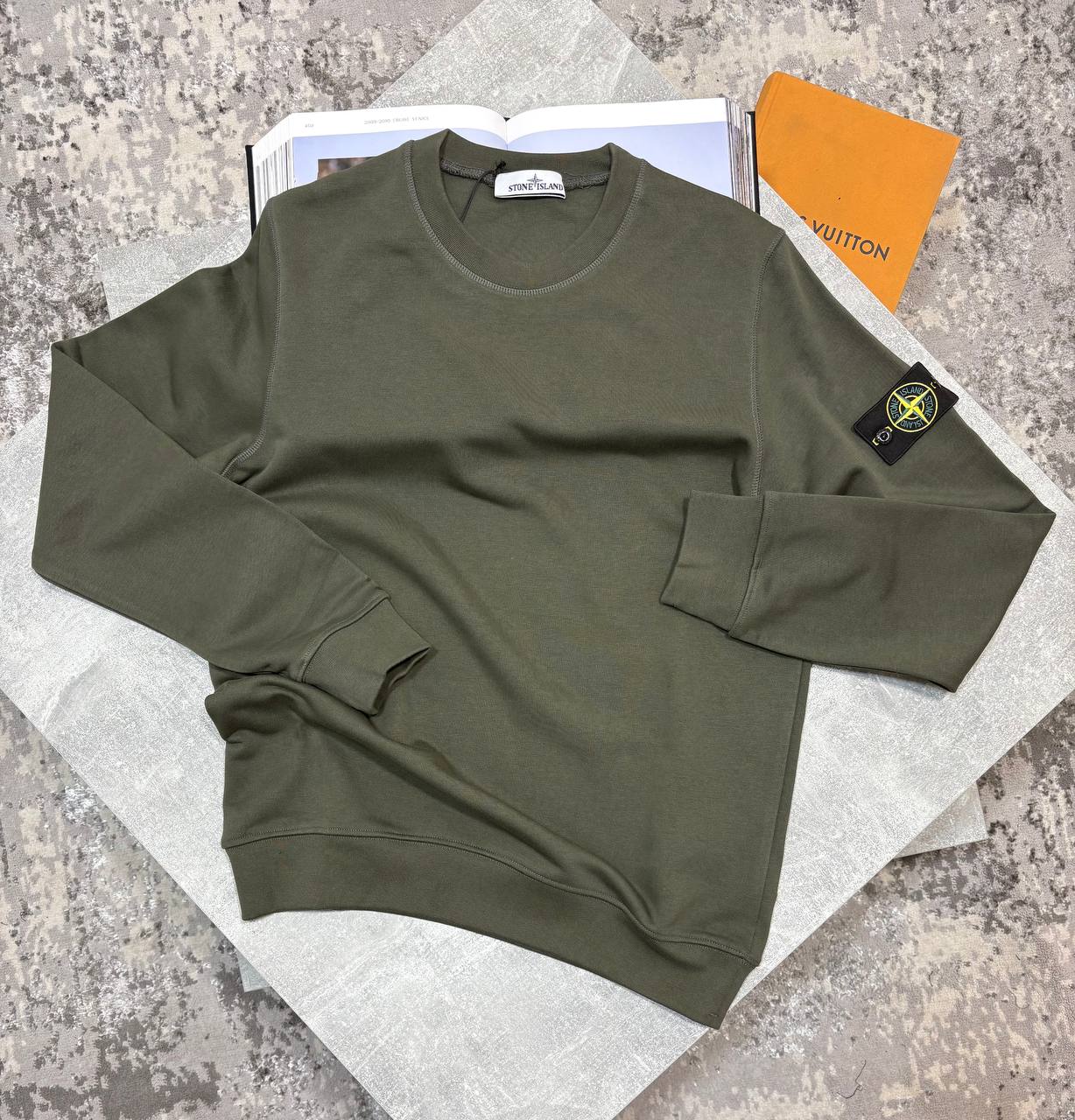 Stone Jumper Green - Classic Badge